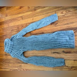 gray knitted dress from pretty little thing